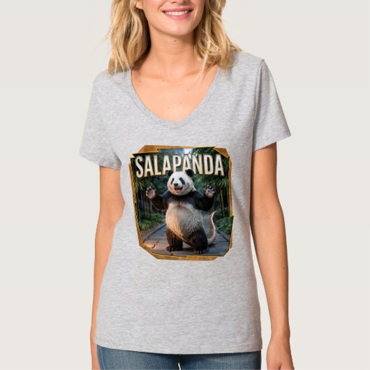 Salapanda Photographic – Salamander Panda Funny Tシャツ (正面)