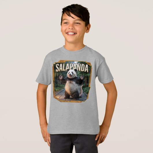Salapanda Photographic – Salamander Panda Funny Tシャツ (正面フル)