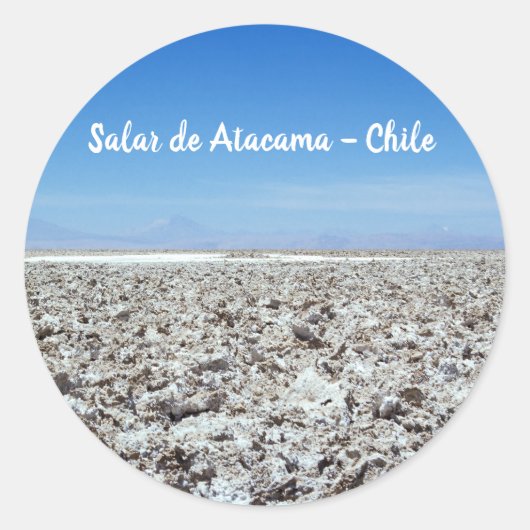 Salar de Atacama – チリ・アタカマ砂漠 ラウンドシール (正面)