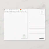 Salar De Uyuni，ボリビアはがき ポストカード (裏面)