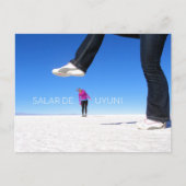 Salar De Uyuni，ボリビアはがき ポストカード (正面)