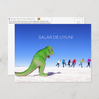 Salar de Uyuni，ボリビアはがき ポストカード