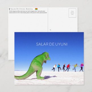 Salar de Uyuni，ボリビアはがき ポストカード