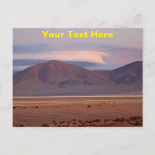 Salar del Huasco、チリのカスタマイズ可能はがき ポストカード