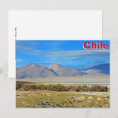 Salar del Huasco、チリ・カード (正面/裏面)