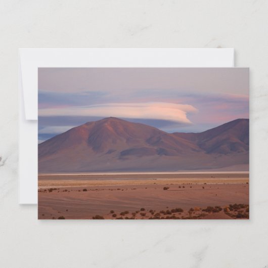 Salar del Huasco、チリ・カード (正面)