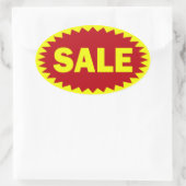 SALEスタンプ 楕円形シール (バッグ)