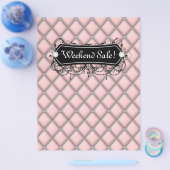 SALEフライヤーファッションジュエリーサロンメイクアップタフテッド チラシ (シングル)