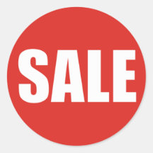 SALE割引ステッカー