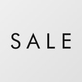 SALE 40インチブラックストアプロモセール ウィンドウサイン (シート)