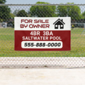 "Sale by Owner" customized banner 横断幕 (インサイチュ)