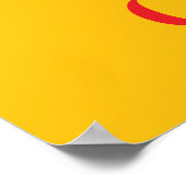 Sale Sign with Customizable Discount Rate ポスター (角)