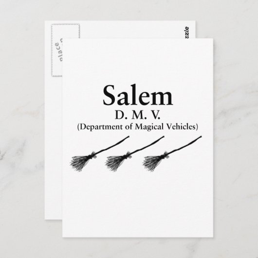 Salemからの挨拶 ポストカード (正面/裏面)