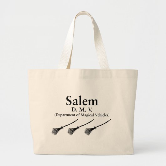 Salemからの挨拶 ラージトートバッグ (正面)