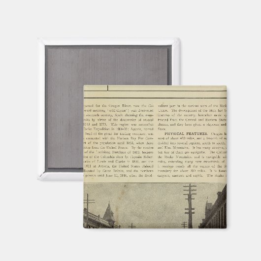 Salem、または通り マグネット (正面/裏面)