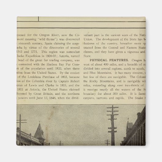 Salem、または通り マグネット (正面)