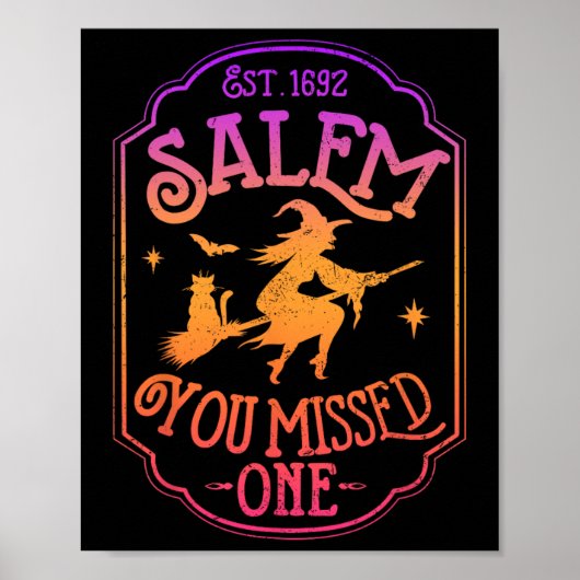 Salem 1692彼らは恋しく思一つの魔女ハロウィーントリックO ポスター (正面)