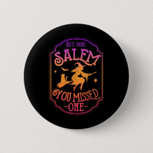 Salem 1692彼らは恋しく思一つの魔女ハロウィーントリックO 缶バッジ