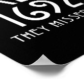 Salem 1692彼らは1つの恋しく思サレムおもしろいハロウィーン ポスター (角)