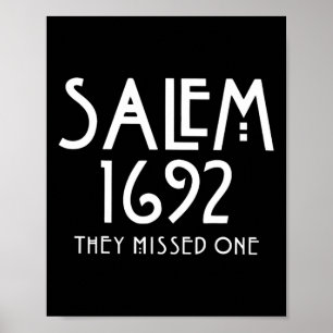 Salem 1692彼らは1つの恋しく思サレムおもしろいハロウィーン ポスター