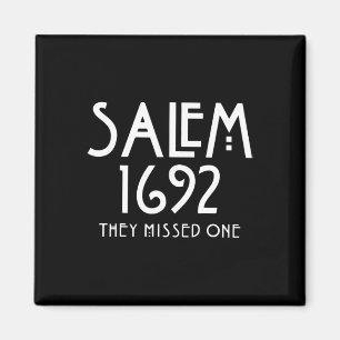 Salem 1692彼らは1つの恋しく思サレムおもしろいハロウィーン マグネット