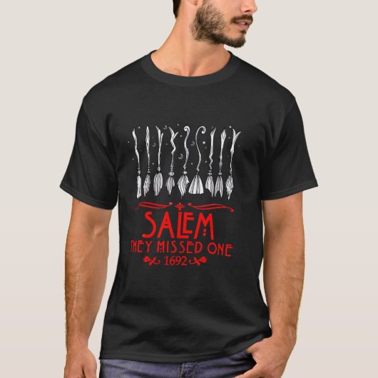 Salem 1692彼ら恋しく思はハロウィーンのために1つ tシャツ (正面)