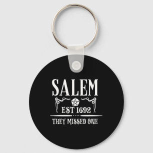 Salem 1692彼ら恋しく思は1つの魔女ハロウィーン キーホルダー