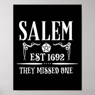 Salem 1692彼ら恋しく思は1つの魔女ハロウィーン ポスター