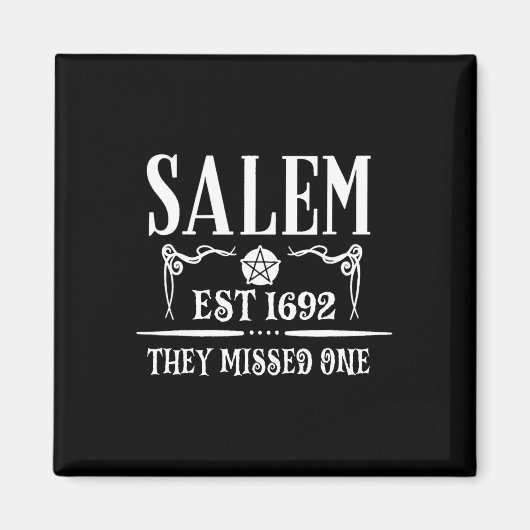 Salem 1692彼ら恋しく思は1つの魔女ハロウィーン マグネット (正面)
