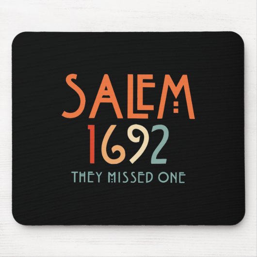 Salem 1692彼ら恋しく思は1つ- Salem Witch 1692ホール マウスパッド (正面)