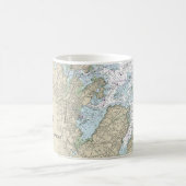 Salem and Lynn Harbors図航海の13275 コーヒーマグカップ (中央)