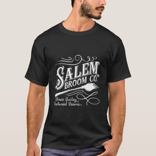 Salem Broom Company Est 1692ハロウィーン Tシャツ (正面)
