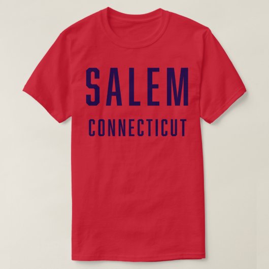 Salem Connecticut Tシャツ (デザイン正面)