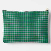 Salem Green and White Plaid アクセサリーポーチ (裏面)