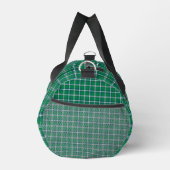 Salem Green and White Plaid ダッフルバッグ (右)