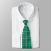 Salem Green and White Plaid Neck Tie ネクタイ (タイ)