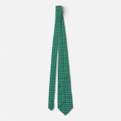 Salem Green and White Plaid Neck Tie ネクタイ (裏面)