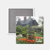 Salem House Gardens Photo Magnet Massachusetts マグネット (正面/裏面)