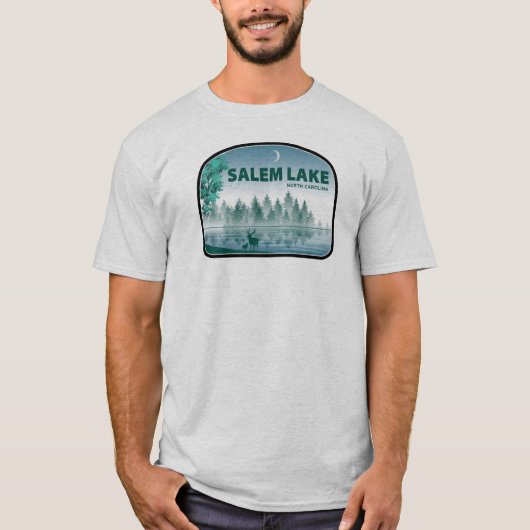 Salem Lake North Carolina Deer Tシャツ (正面)