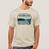 Salem Lake North Carolina Fishing Rod Tシャツ (正面)