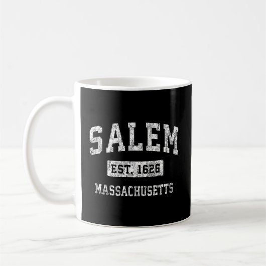 Salem Massachusetts Ma設立スポーツ コーヒーマグカップ (左)