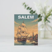 Salem Massachusetts Postcard ポストカード (スタンド正面)