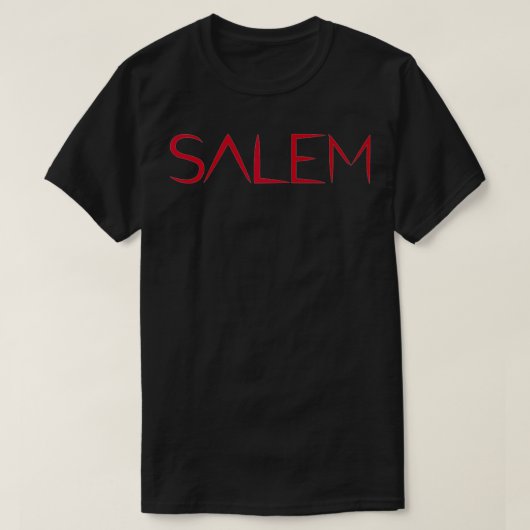 Salem Massachusetts  Tシャツ (デザイン正面)