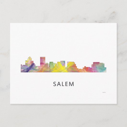 SALEM OREGON SKYLINE WB1 - ポストカード (正面)