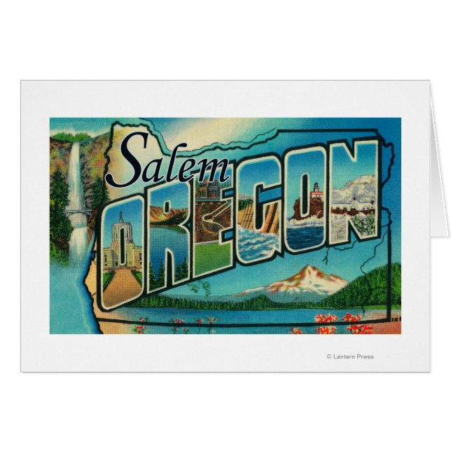 Salem、OregonLarge Letter ScenesSalem、または2 (正面横)