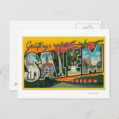 Salem、OregonLarge Letter ScenesSalem、または ポストカード (正面/裏面)