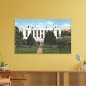 Salem、OregonPost Office ViewSalem、または キャンバスプリント (インサイチュ (リビング))