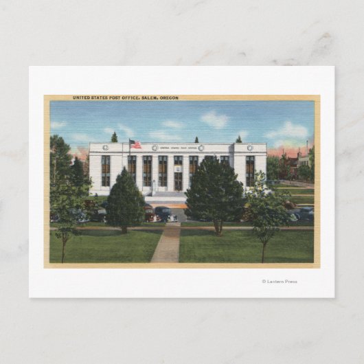 Salem、OregonPost Office ViewSalem、または ポストカード (正面)
