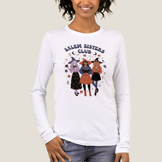 Salem Sisters Club Halloween T-Shirt トライブレンドＴシャツ (正面)