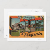Salem、VirginiaLarge Letter ScenesSalem、VA ポストカード (正面/裏面)